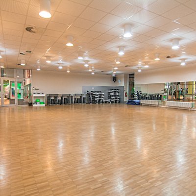 Kursraum im Fitnessstudio von Punch Fitness Essen